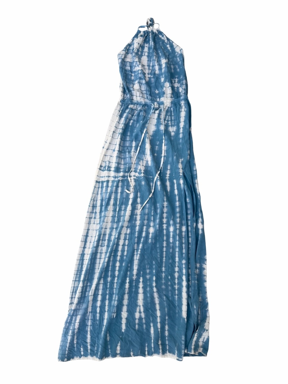 Aakaa Tie-Dye Halter Maxi Dress